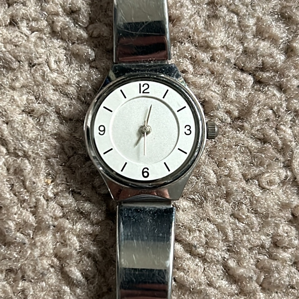 Women’s vintage silver stainless steel bracelet watch‎ adjustable - Picture 3 of 9